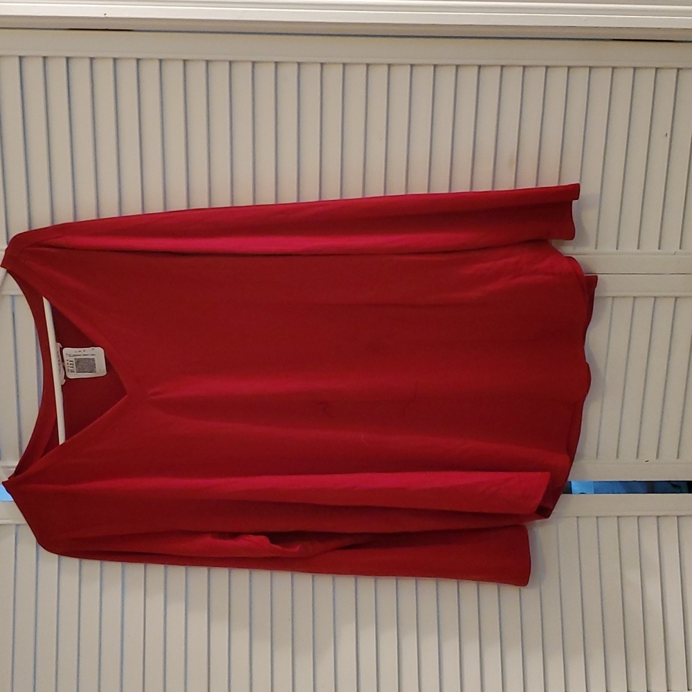 Zenana Burgundy long-sleeved top